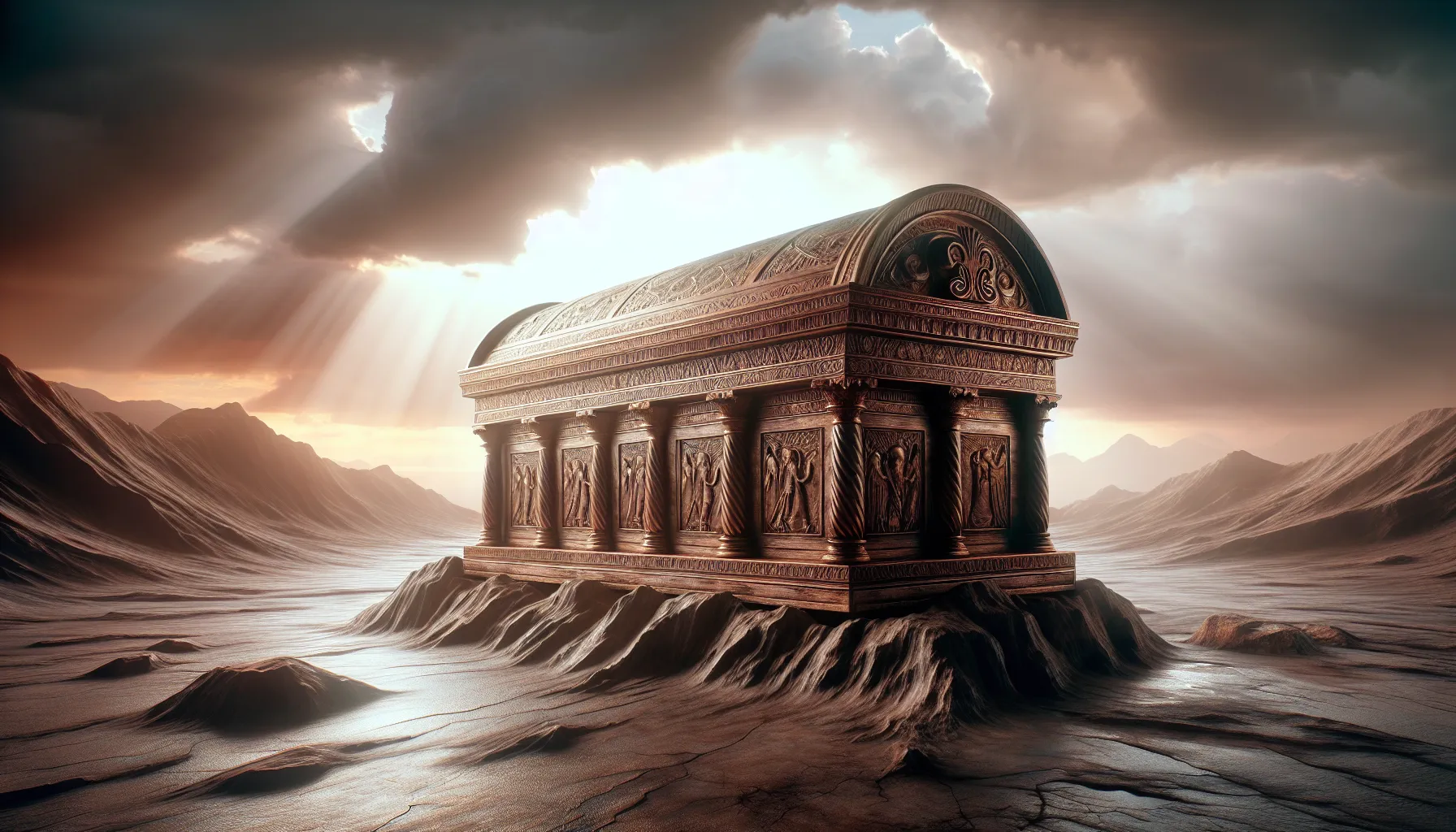 Representación artística del Arca del Pacto