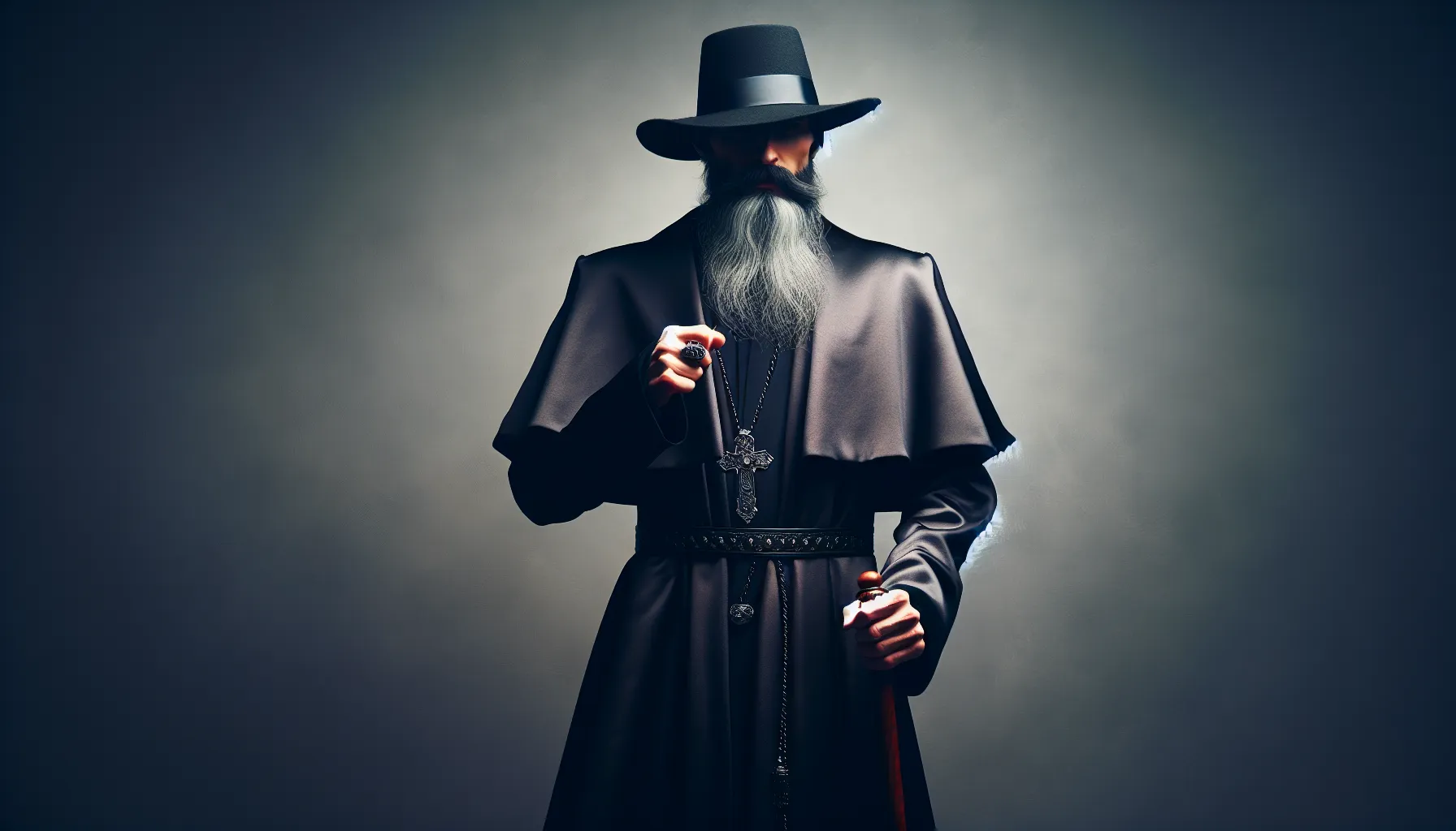 Imagen de José Luis de Jesús Miranda, líder religioso controversial, generando controversia con su identidad.