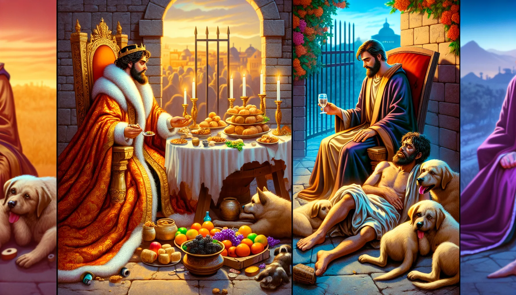 Imagen extraída de Lucas 16:19-31