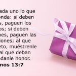 Romanos 13:7-10 – Da honor y amor según la Biblia